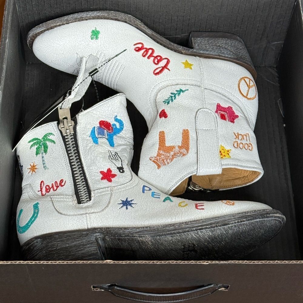 Free People x MEXICANA Scenic Route Embroidered Boots - Picture 16 of 17
